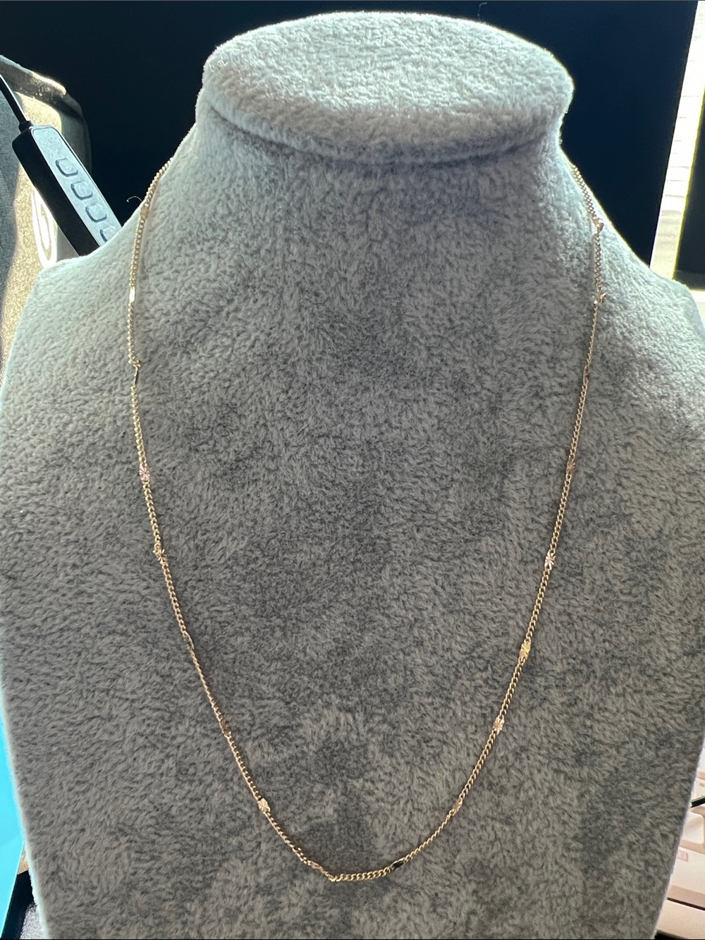 Fine Gold Station Layering Necklace - Women Jewelry